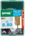 Spax - Pfostenschraube, 8 X 50 Mm, 25 St&uuml;ck, Vollgewinde, Zentrierkopf, T-star Plus