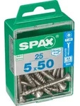 Spax - Universalschrauben 5.0 X 50 Mm Tx 20 Senkkopf - 25 Stk. Holzschrauben