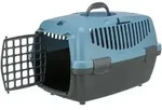 Trixie Transportbox Capri 1 - Xs : 32x31x48 Cm - Hellgrau Und Blau - F&uuml;r Hund Und