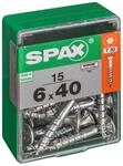 Spax - Universalschrauben 6.0 X 40 Mm Tx 30 - 15 Stk. Holzschrauben