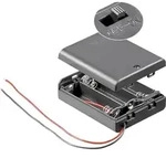Goobay - 12445 Batteriebox 3x Mignon (aa) Kabel (l X B X H) 68.5 X 48 X 18.7 Mm