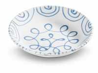 Blaugeflammt, Suppenteller Cup (ø 20cm) - Gmundner Keramik