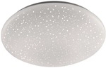 Deckenleuchte Deckenlampe Schlafzimmerlampe Wei&szlig; Led Sternenhimmeleffekt D 39 Cm