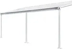 Terrassen&uuml;berdachung Solis Farbe: Wei&szlig;, Gr&ouml;&szlig;e: 495 X 303 X 226 / 278 Cm