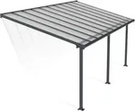 Canopia Aluminium Terrassen&uuml;berdachung Olympia Anthrazit 300x619x305 Cm - Palram