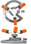 Bradas - Whiteline 3-arm Drehsprenger, Kreisregner, Rasensprenger, Sprinkler,...