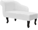 Vidaxl - Chaiselongue Wei&szlig; Kunstleder