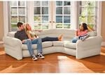 Intex - Sofa Lounge Couch Aufblasbar Schlafsofa Ecksofa G&auml;stebett 257x203x76 Cm