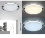 Grande Plafoniera Led Dimmer Miko Glitter &Oslash;85 Cm Trio Lighting