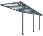 Canopia Aluminium Terrassen&uuml;berdachung Sierra Anthrazit 299x555x305 Cm - Palram