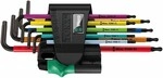 967/9 Tx Bo Multicolour 1 Winkelschl&uuml;sselsatz, Blacklaser, 9-tlg. - Wera
