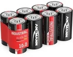 10x Ansmann Industrial Batterie Mono D 1,5v - Lr20 Alkaline (10 St&uuml;ck)