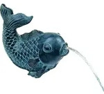 Heissner Teichfigur Mit Speierfunktion Fisch 18 X 16 X 13 Cm Teichfigur