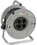 Brennenstuhl - Bat Kabeltrommel Ak 260 (40m Kabel, Aus Bruchfestem Kunststoff, 4