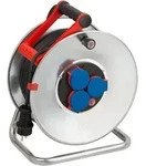 Brennenstuhl - Garant S Ip44 Kabeltrommel (50m Kabel In Schwarz, Stahlblech,