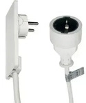 151000155300 Strom Verl&auml;ngerungskabel 16 A Wei&szlig; 1.50 M H05vv-f 3g 1,5 Mm2 - Evoline