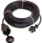 As-schwabe - As Schwabe 60310 Strom Verl&auml;ngerungskabel Schwarz 10.00 M H05rr-f 3g