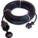 As-schwabe - Verl&auml;ngerungskabel 50 M Au&szlig;enbereich Ip44 Schwarz H05rr-f 3g1,5
