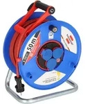 Brennenstuhl - Garant Bretec Ip44 Gewerbe-/baustellen-kabeltrommel, 50m Kabel In Rot,
