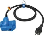 As-schwabe - Adapterleitung 1,5m H07rn-f 3g2,5, Cee-winkelkupplung+steckdose 230v