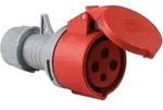 Cee Kupplung 400v 32a 4-polig 6h Mit Schraubkontakt Ip44