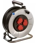 As-schwabe - Metall Kabeltrommel F&uuml;r Heimwerker 25 Meter Bis 3,5kw, Ip44, 10317
