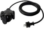 As-schwabe - As Schwabe 60456 Strom Verl&auml;ngerungskabel 16 A Schwarz 10.00 M H07rn-f