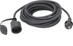 As-schwabe - Gummi-verl&auml;ngerungsleitung 230v 40m Schwarz H07rn-f 3g1,5 Ip44