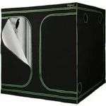 Zelsius - Grow Tent 200 X 200 X 200 Cm Schwarz/gr&uuml;n Pflanzenzucht Indoor