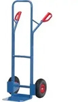 Fetra Stahlrohrkarre H&ouml;he 1300 Mm, Schaufel 250x320mm Luftbereifung