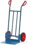 Fetra Stahlrohrkarre Mit Vollgummibereifung H&ouml;he 1150 Mm, Schaufel 300x480mm