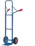 Fetra Stahlrohrkarre H&ouml;he 1600 Mm, Schaufel 250x320mm Vollgummibereifung