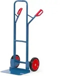 Fetra Stahlrohrkarre H&ouml;he 1300 Mm, Schaufel 300x480mm Vollgummibereifung