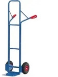 Fetra Stahlrohrkarre H&ouml;he 1600 Mm, Schaufel 250x320mm Luftbereifung