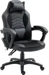 B&uuml;rostuhl Massagesessel Massagefunktion Mit 6 Vibrationspunkte Ergonomischer Gaming