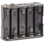 Goobay - 12460 Batteriehalter 10x Mignon (aa) Druckknopfanschluss (l X B X H) 77 X 60