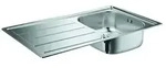 Edelstahlsp&uuml;le Grohe K200 Mit 1 Becken 860 X 500 Mm Reversibel - 31552sd1