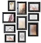 Nielsen 10er Ornament Set Schwarz Kunststoff 8999325