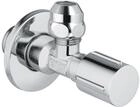 Eckventil Quetschverschraubung Chrom Mit Schubrosette