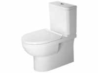 DuraStyle Basic Stand-WC Kombination Rimless®, Tiefspüler, für aufgesetzten