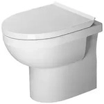 No.1 Stand Wc 480x370x400mm, Wei&szlig; Hochglanz, 4,5l, Tiefsp&uuml;ler, Rimless, Waagerecht,