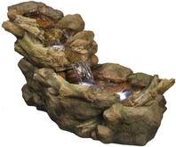 Wasserfall Aspen, Polyresin, H50 X 50 X 105cm, Led