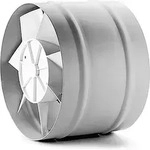 Helios Rew 200/4 Rohreinschubventilator Dn 200, 1-ph 230v, 30w, 550m3/h, 30w
