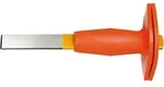 Schlitzmei&szlig;el Flachoval, Mit Handschutz 240x26x7 Mm