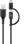 Goobay Usb 2.0 Typ C/b Anschlusskabel 71892, 1 M, Schwarz