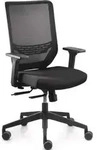 Trend Office - B&uuml;rodrehstuhl Mesh Armlehnen,verstellb.schwarz 410-520mm
