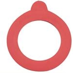Leifheit 3215 Set Mit 6 Ersatzdichtungen F&uuml;r Gl&auml;ser Mit Haken 52 X 80 Mm Rot