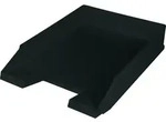 Helit - 5x Briefablage A4 Bis C4 Schwarz Greifkerbe Dokumente B&uuml;ro Tischorganizer