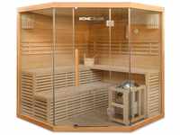 Traditionelle Sauna - Skyline xl Big - 200 x 200 x 210 cm - für 2-6 Personen,