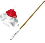 Wolf Garten F&auml;cherbesen Uf-m+zm140 Rechen 50 Cm Arbeitsbreite, Inkl. Eschenstiel